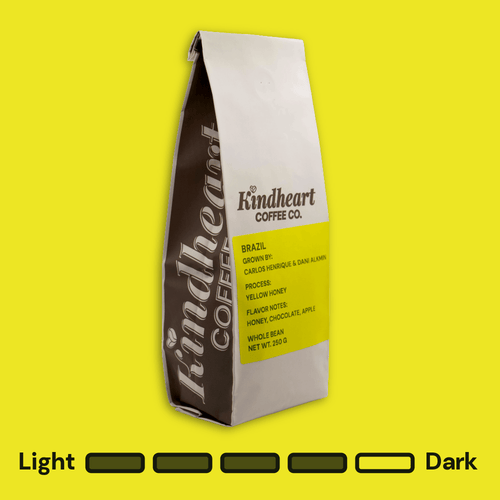 Brazil - Yellow Honey - Kindheart Coffee Co.